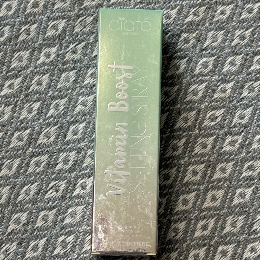 Ciate Vitamin Boost Setting Spray - Green and Silver